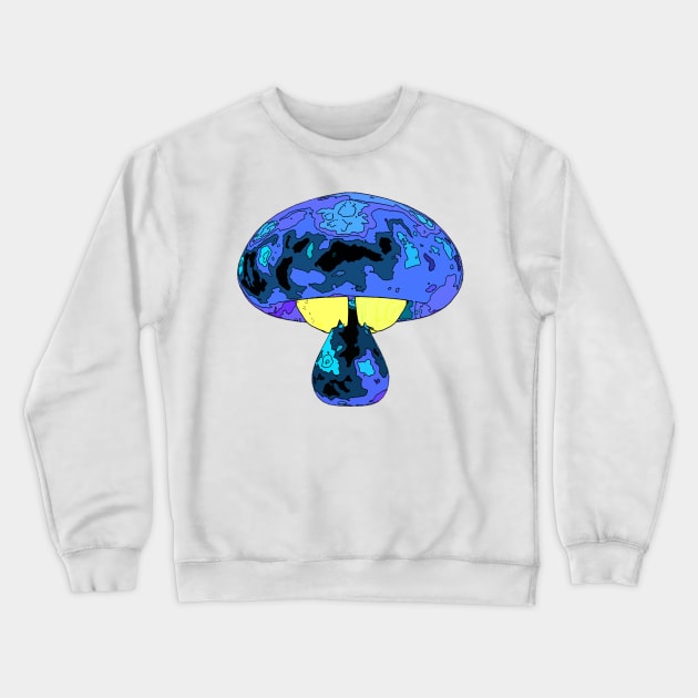 Magic Mushroom Crewneck Sweatshirt by LyttleDrummer